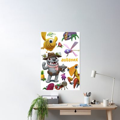 Bugsnax Game Poster Official Bugsnax Merch