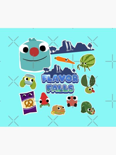 Flavor Falls Bugsnax Fan Art Pack Kinda Bug And Kinda Snack Try To Catch Them In Your Trap Tapestry Official Bugsnax Merch