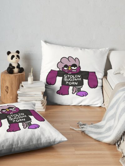 Stolen Bugsnax Art Throw Pillow Official Bugsnax Merch