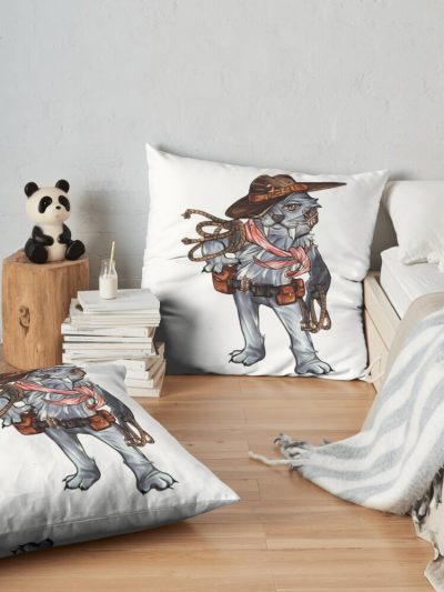 Bugsnax Elizabert Throw Pillow Official Bugsnax Merch