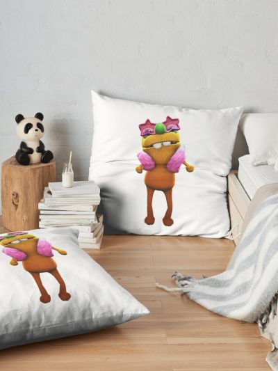 Bugsnax Throw Pillow Official Bugsnax Merch