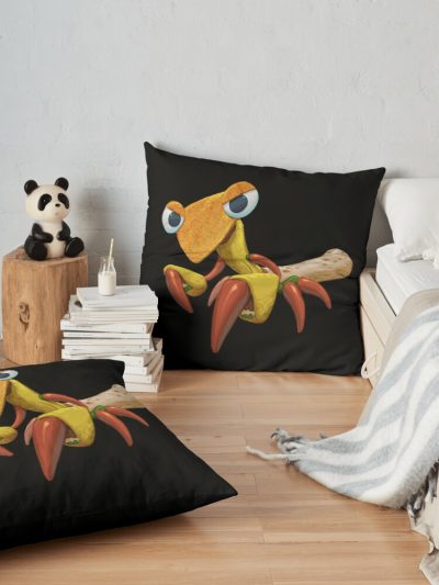 Bugsnax Kinda Bug And Kinda Snack Try To Catch Them In Your Trap Throw Pillow Official Bugsnax Merch