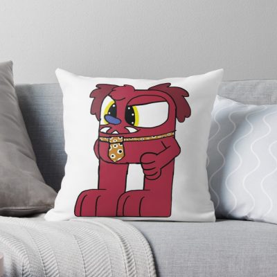 Bugsnax Cromdo Throw Pillow Official Bugsnax Merch