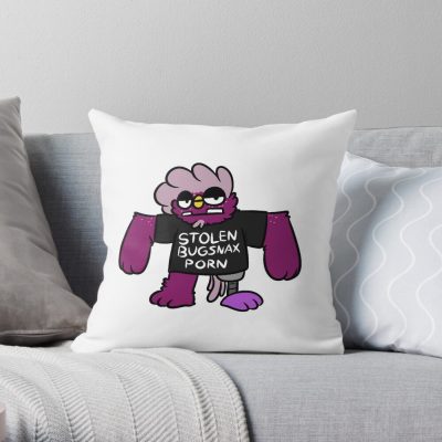 Stolen Bugsnax Art Throw Pillow Official Bugsnax Merch