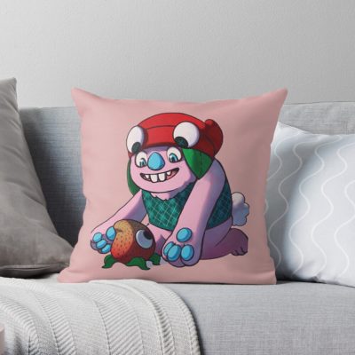 Bugsnax - Gramble And Strabby Throw Pillow Official Bugsnax Merch