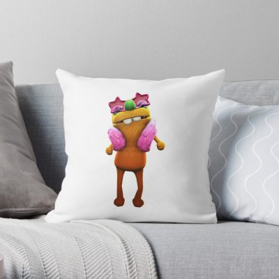 Bugsnax Throw Pillow Official Bugsnax Merch