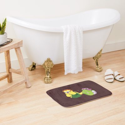 Bugsnax Chandlo Funkbun And Snorpy Fizzlebean Premium Bath Mat Official Bugsnax Merch