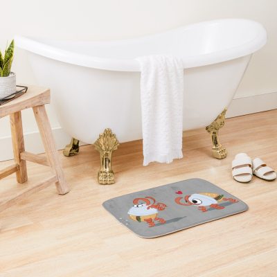 Bugsnax, Cute, Bugsnax Game, Strabby, Bunger, Bugsnax Character, Game, Bugsnax Strabby Bath Mat Official Bugsnax Merch