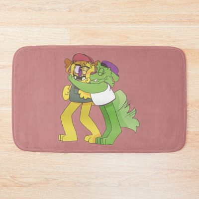 Bugsnax Chandlo Funkbun And Snorpy Fizzlebean Premium Bath Mat Official Bugsnax Merch