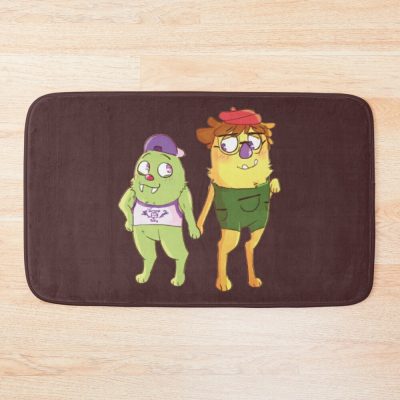 Bugsnax Chandlo Funkbun And Snorpy Fizzlebean Premium Bath Mat Official Bugsnax Merch