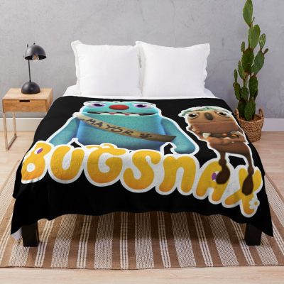 Bugsnax Mayor Fan Art Throw Blanket Official Bugsnax Merch