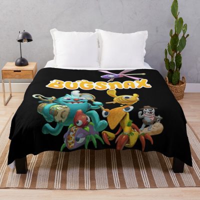 Bugsnax Sticker Throw Blanket Official Bugsnax Merch