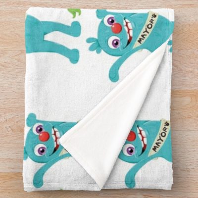 Bugsnax Filbo Fiddlepie Throw Blanket Official Bugsnax Merch