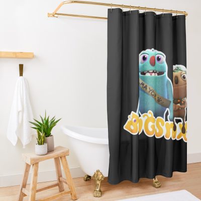 Bugsnax Mayor Fan Art Shower Curtain Official Bugsnax Merch