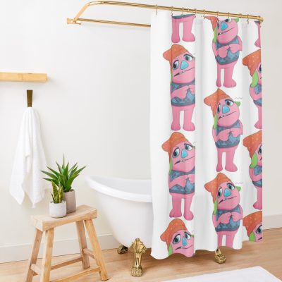 Bugsnax - Gramble Shower Curtain Official Bugsnax Merch