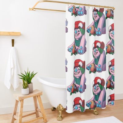 Bugsnax - Gramble And Strabby Shower Curtain Official Bugsnax Merch