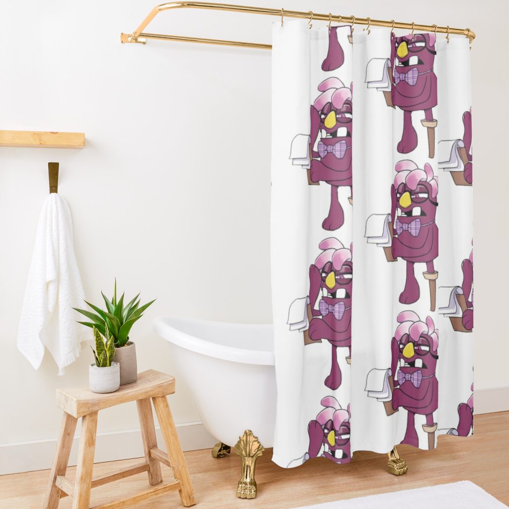 Bugsnax Shower Curtain Official Bugsnax Merch