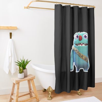 Filbo Fiddlepie Bugsnax Mayor | Catch All The Snax In Your Trap Shower Curtain Official Bugsnax Merch