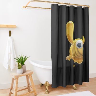 Hunnabee Bugsnax Kinda Bug And Kinda Snack Try To Catch Them In Your Trap Shower Curtain Official Bugsnax Merch