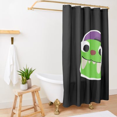 Chandlo Woods Bugsnax Characters Shower Curtain Official Bugsnax Merch