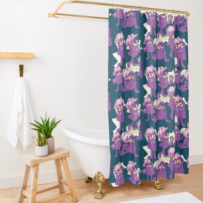 Floofty - Bugsnax Shower Curtain Official Bugsnax Merch