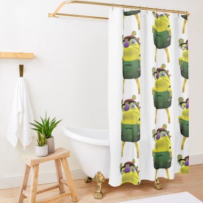 Bugsnax - Snorpy Shower Curtain Official Bugsnax Merch