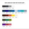 tank top color chart - Bugsnax Shop