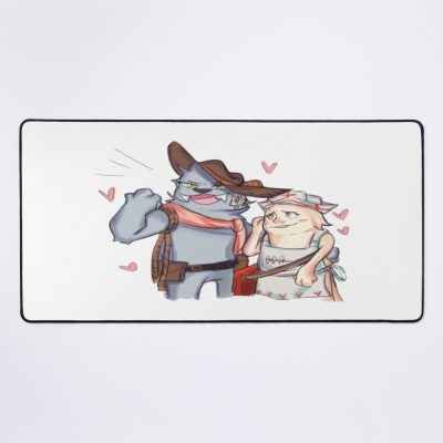 Bugsnax Eggabell And Lizbert Mouse Pad Official Cow Anime Merch