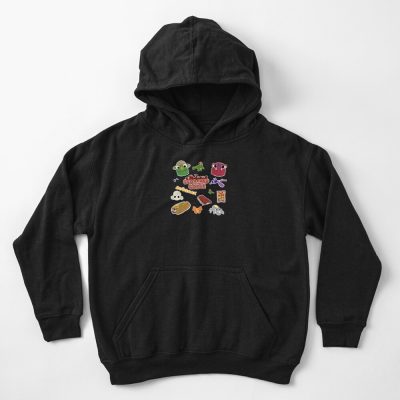 Bugsnax Fan Art Scorched Gorge Bookbag Kids Hoodie Official Cow Anime Merch