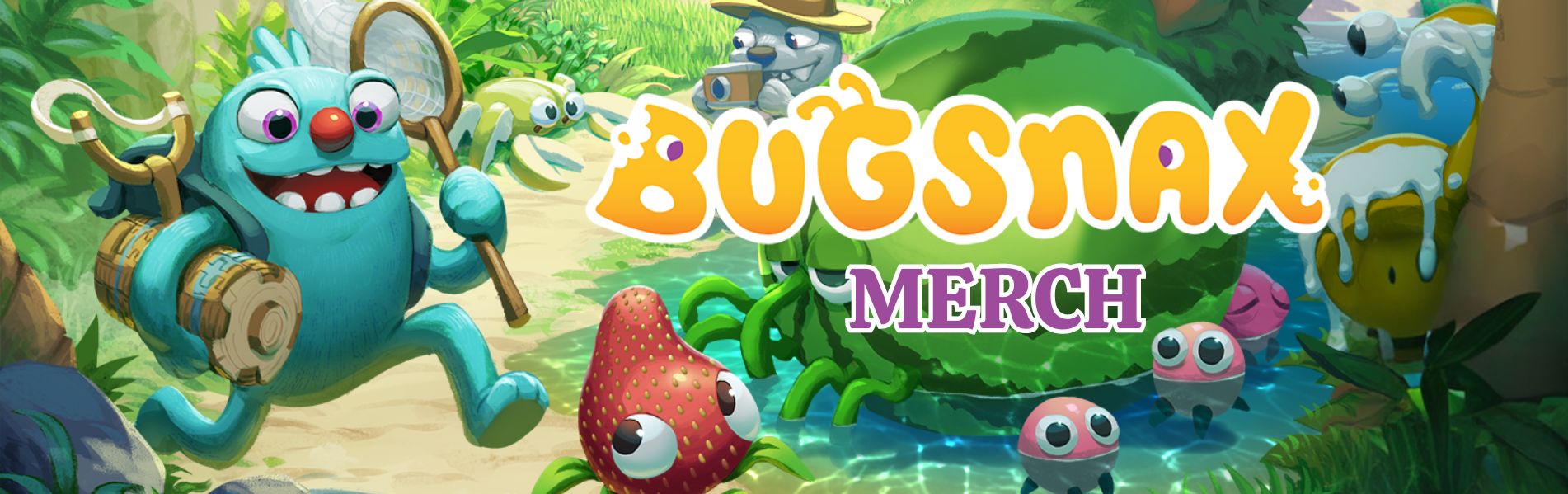 Bugsnax Merch Banner 1